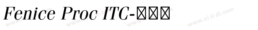Fenice Proc ITC字体转换 Fenice Proc ITC字体转换